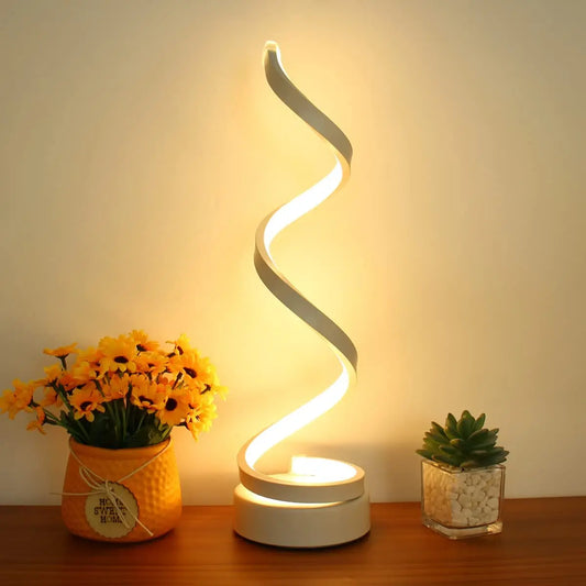 Warm Spiral Lamp